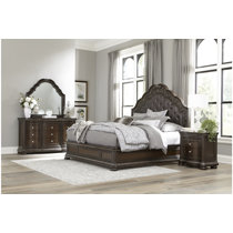 Dumont cherry 6 pc deals king canopy bedroom